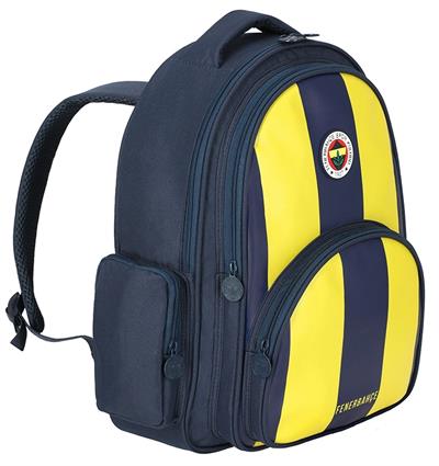 Fenerbahçe Lisanslı Efsane Çocuk Desenli Erkek Çocuk Okul Çantası - Üç Bölmeli - 25756