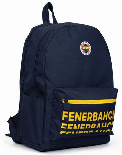 Fenerbahçe Üç Bölmeli Fenerbahçe Kabartmalı Erkek Çocuk Sarı Okul ve Günlük Sırt Çantası - 26733