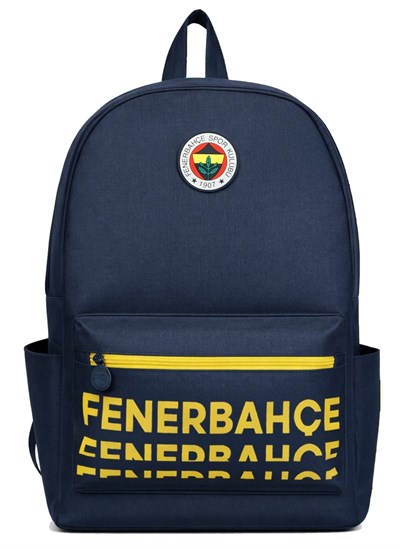 Fenerbahçe Üç Bölmeli Fenerbahçe Kabartmalı Erkek Çocuk Sarı Okul ve Günlük Sırt Çantası - 26733