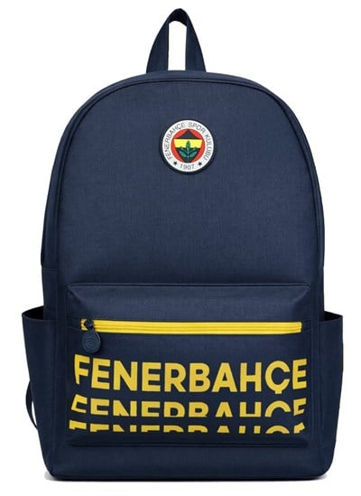 Fenerbahçe Üç Bölmeli Fenerbahçe Kabartmalı Erkek Çocuk Sarı Okul ve Günlük Sırt Çantası - 26733