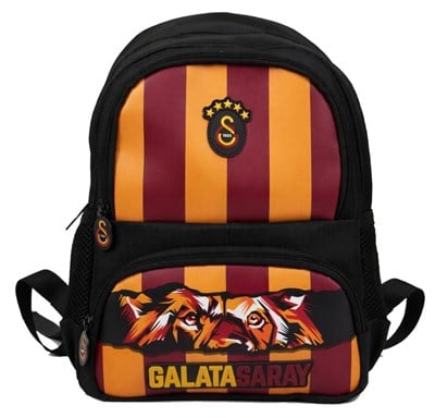 Galatasaray Lisanslı Erkek Çocuk Anaokulu Çantası - GS Aslan Baskılı - 26569
