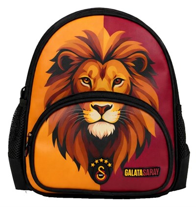 Galatasaray Lisanslı Erkek Çocuk Anaokulu Çantası - Aslan Baskılı - 26563