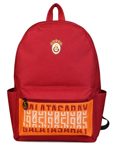 Galatasaray Üç Bölmeli Galatasaray 1905 Baskılı Erkek Çocuk Kırmızı Okul ve Günlük Sırt Çantası - 26525