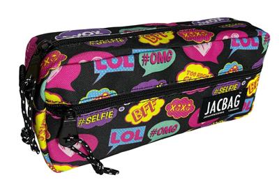 Jacbag Çift Fermuarlı Selfie Kız Çocuk Kalem Kutusu