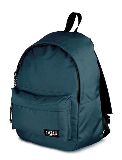 Jacbag Classic İki Bölmeli Gri Okul Günlük Seyahat Sırt Çantası