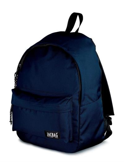 Jacbag Classic İki Bölmeli Lacivert Okul Günlük Seyahat Sırt Çantası