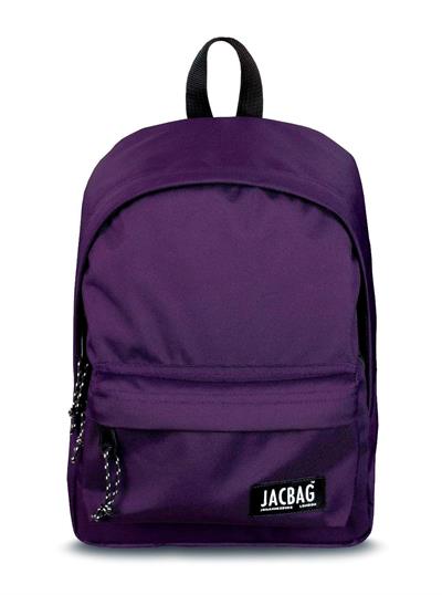 Jacbag Classic Kids - İki Bölmeli Ufak Günlük Mor Sırt Çantası - Jac-34 - Kadın/Kız Çocuk
