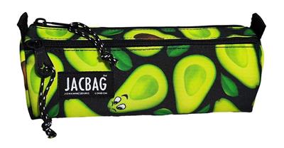 Jacbag Dual Prime İki Bölmeli Üçgen Avokado Yeşil Kız Çocuk/Kadın Kalem Çantası