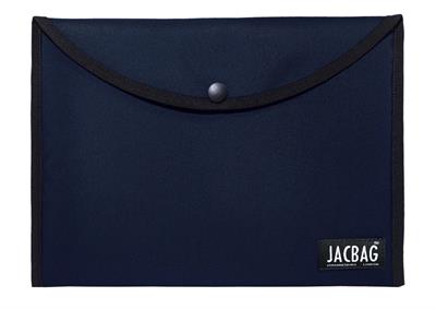 Jacbag Lacivert Erkek A4 Çıtçıtlı Dosya Defter Tablet ve Evrak Çantası