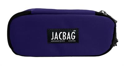 Jacbag Mor Kadın/Kız Çocuk Oval XL Organizer Kalem Kutusu Kalemlik