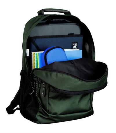 Jacbag Neo Üç Gözlü Çocuk Genç Yetişkin Haki Yeşil Sırt Çantası - Erkek