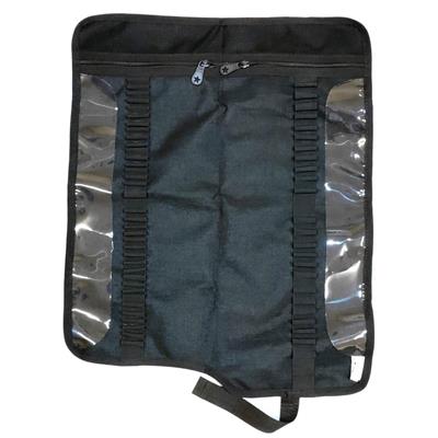 Jacbag Senior XL Lastik Ayraçlı Cepli Katlanır Lacivert Sanatsal Kalem Çantası