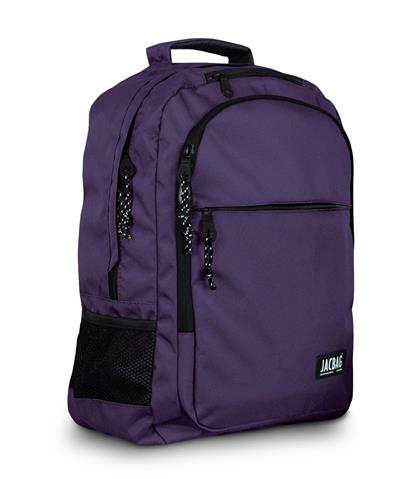 Jacbag Student Üç Bölmeli Mor Çocuk Genç Yetişkin Sırt Çantası - Okul, Günlük Seyahat