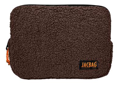 Jacbag Teddy Kahverengi/Turuncu Peluş Erkek Çocuk Tablet Çantası