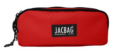 Jacbag Üç Bölmeli Çocuk ve Yetişkin Kalem Çantası - Kırmızı - Kadın/Kız Çocuk