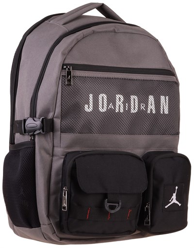 Jordan Air Beş Bölmeli Brooklyn Grey Gri Erkek Çocuk Günlük ve Okul Sırt Çantası - Q3182