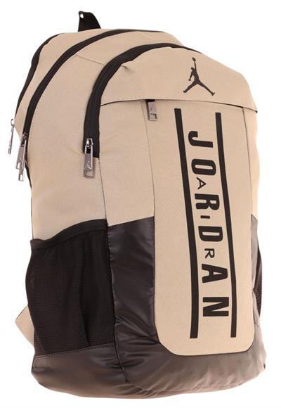 Jordan Air Boston Bej Renk Laptop Bölmeli Okul ve Günlük Sırt Çantası - Q3117