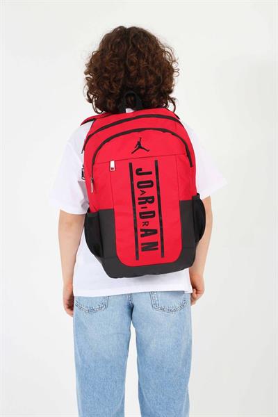 Jordan Air Boston Kırmızı Renk Laptop Bölmeli Okul ve Günlük Sırt Çantası - Q3115