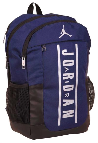 Jordan Air Boston Lacivert Renk Laptop Bölmeli Okul ve Günlük Sırt Çantası - Q3114