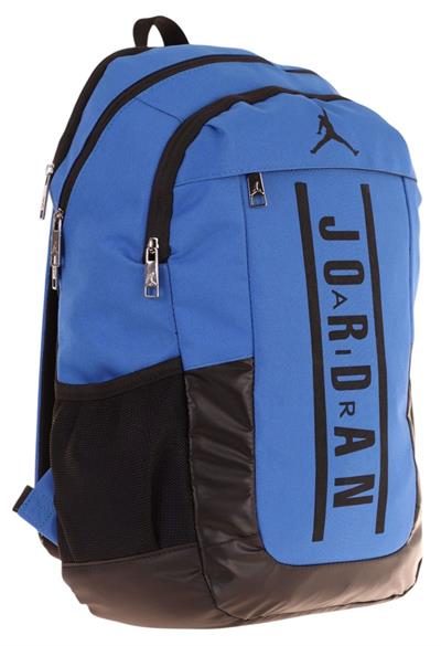 Jordan Air Boston Mavi Renk Laptop Bölmeli Okul ve Günlük Sırt Çantası - Q3116