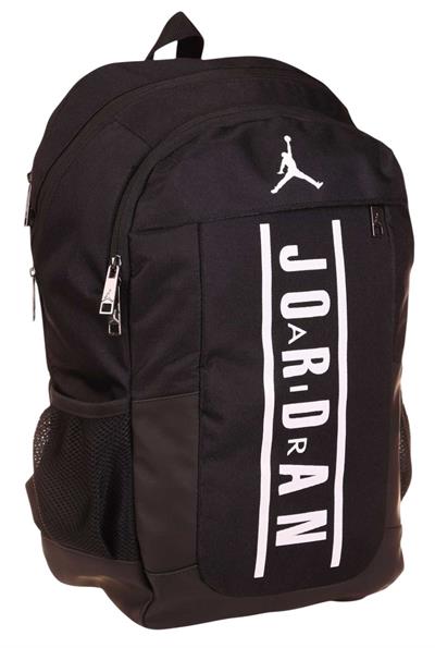 Jordan Air Boston Siyah Renk Laptop Bölmeli Okul ve Günlük Sırt Çantası - Q3112
