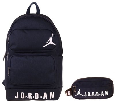 Jordan Air Cleveland Navy Blue Lacivert İkili Sırt Çantası ve Kalemlik Seti - Erkek Çocuk - SETJA-Q3172C