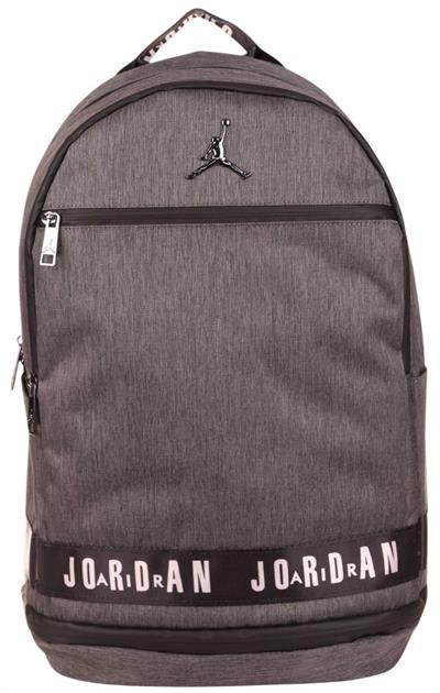 Jordan Air Georgia Gri, Erkek Çocuk, Dört Bölmeli Okul ve Günlük Sırt Çantası - Q3146