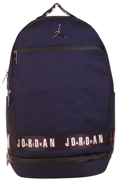 Jordan Air Georgia Lacivert, Erkek Çocuk, Dört Bölmeli Okul ve Günlük Sırt Çantası - Q3148