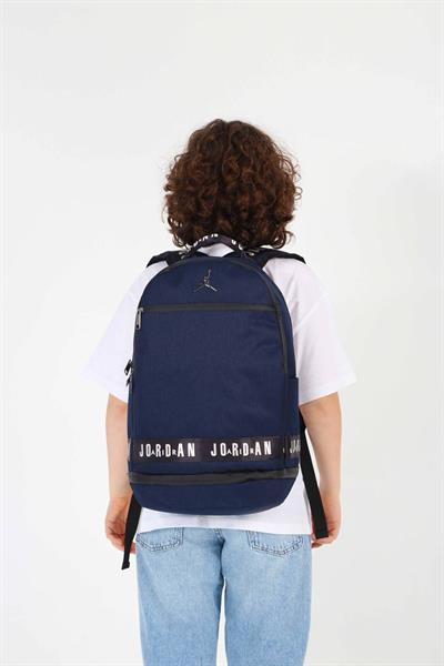 Jordan Air Georgia Lacivert, Erkek Çocuk, Dört Bölmeli Okul ve Günlük Sırt Çantası - Q3148