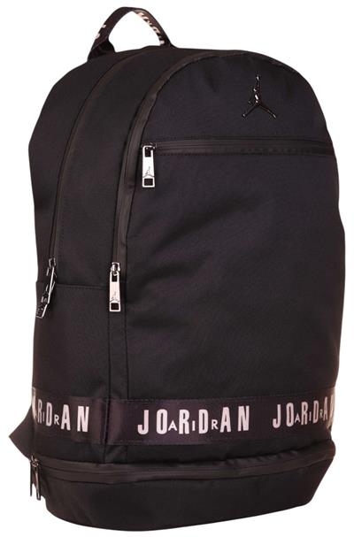 Jordan Air Georgia Siyah, Erkek Çocuk, Dört Bölmeli Okul ve Günlük Sırt Çantası - Q3149