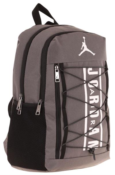 Jordan Air New Orlieans Gri Üç Bölmeli Okul, Günlük, Seyahat Sırt Çantası - Erkek - Q3157