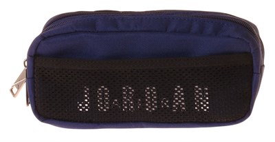 Jordan Air New York Navy Blue Üç Bölmeli Lacivert Erkek Çocuk Kalem Çantası/Kalemlik - Q3167