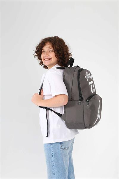 Jordan Air Okul ve Günlük Sırt Çantası (Minnesota Gri) - Erkek - Üç  Bölmeli - Q3130