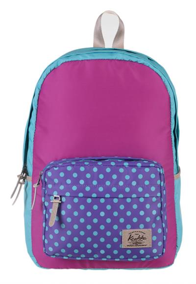 Kaukko 3 Colors Puantiyeli Okul ve Günlük Sırt Çantası