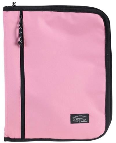 Kaukko A - Forganizer Laptop, Tablet ve Kalemler İçin Dosya Çanta - Pembe - Tek Renk - K2350