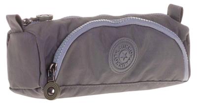 Kaukko Crazy İki Bölmeli Gri Krinkıl Kumaş Kalem Çantası - K2516