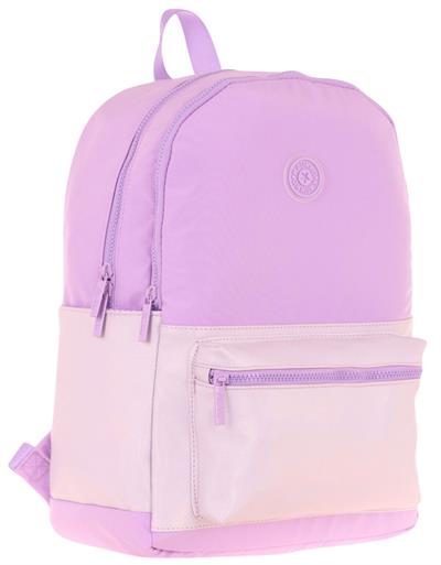 Kaukko Cube Üç Bölmeli Kız Çocuk Mor Okul Çantası - K1821