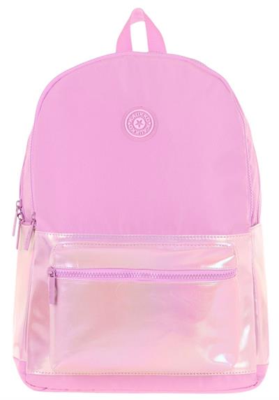 Kaukko Cube Üç Bölmeli Kız Çocuk Pembe Okul Çantası - K1819