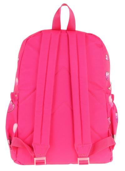 Kaukko Dört Bölmeli (Kız Çocuk - Pembe - Dondurma Yiyen Kedi) - İlkokul Okul Sırt Çantası - L5250