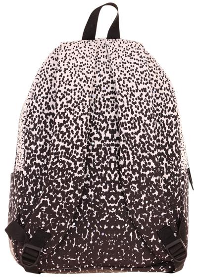 Kaukko Dots Kız Çocuk Üç Bölmeli İlkokul ve Ortaokul Çantası - Siyah Nokta Desenli - K1804