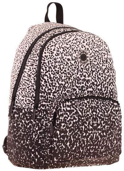 Kaukko Dots Kız Çocuk Üç Bölmeli İlkokul ve Ortaokul Çantası - Siyah Nokta Desenli - K1804