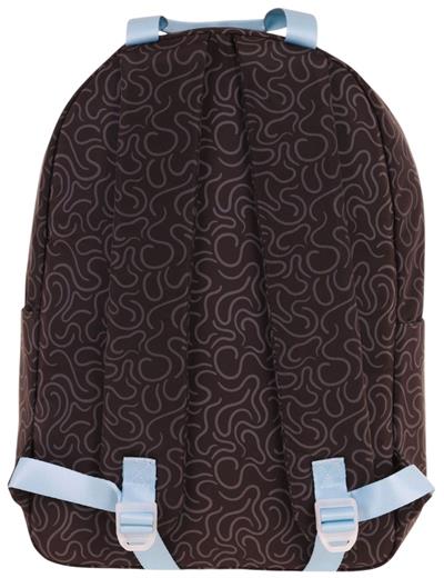 Kaukko Double Colors Üç Bölmeli Kız Çocuk Okul ve Günlük Sırt Çantası - Siyah Mavi - K1839