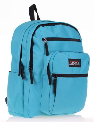 Kaukko Full Pocket Okul ve Günlük Sırt Çantası - Turkuaz