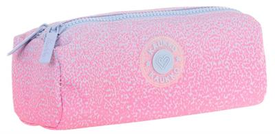 Kaukko İki Bölmeli Kız Çocuk Okul Kalem Çantası - Pembe - K2714