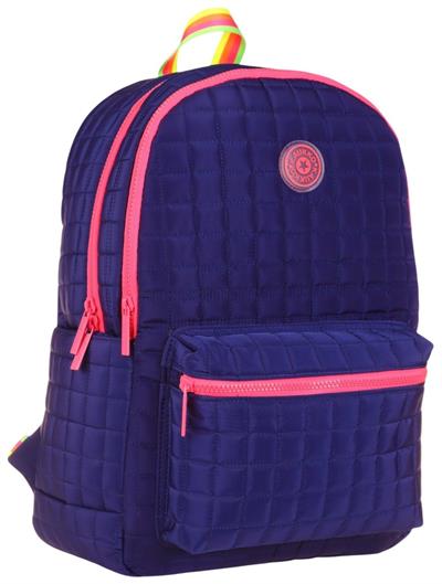 Kaukko Kapitoneli Üç Bölmeli Lacivert Pembe Kız Çocuk Okul ve Günlük Sırt Çantası - K1773