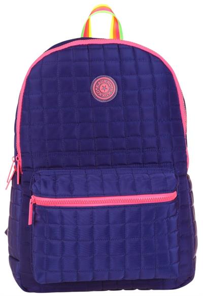 Kaukko Kapitoneli Üç Bölmeli Lacivert Pembe Kız Çocuk Okul ve Günlük Sırt Çantası - K1773