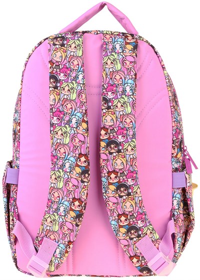Kaukko Kids Beş Bölmeli Kız Çocuk Nagy Baskılı Pembe İlkokul Okul Sırt Çantası - L5333