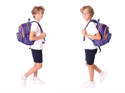 Kaukko Kids Erkek Çocuk Oyun Desenli Üçlü Okul Çanta Seti(Okul Çantası+Beslenme Çantası+Kalemlik)