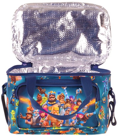 Kaukko Kids İki Bölmeli Thermo Okul Beslenme Çantası - Boom Baskılı Lacivert Renk (Erkek Çocuk) - L5420