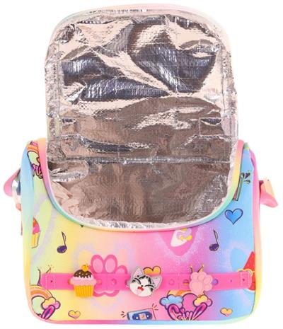 Kaukko Kids Isı Yalıtımlı, Silikon Aksesuarlı Beslenme Çantası - Mavi Sarı - Kız Çocuk - L7244
